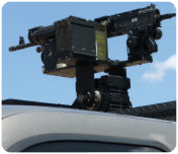 Camera and Machine Gun mount.